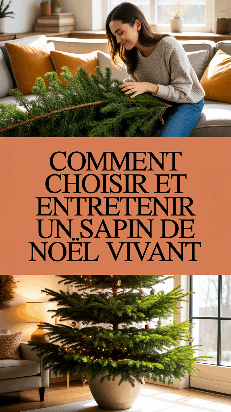 Comment choisir et entretenir un sapin de Noël vivant