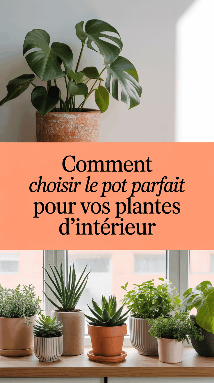 Comment choisir le pot parfait pour vos plantes d&rsquo;intérieur