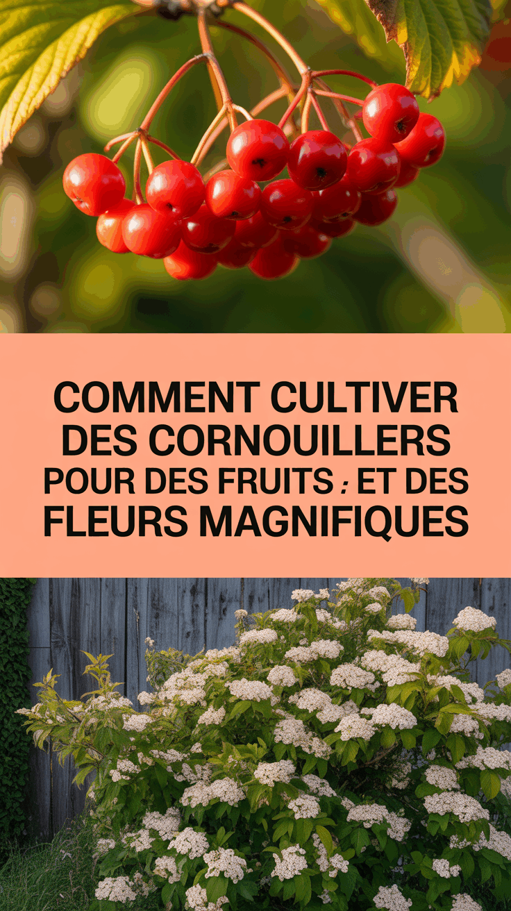 Comment cultiver des cornouillers pour des fruits et des fleurs magnifiques