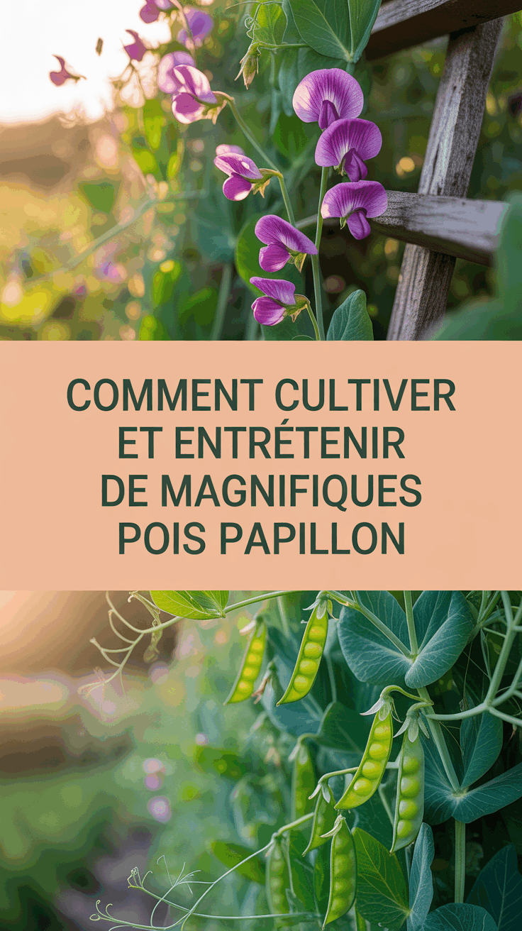 Comment cultiver et entretenir de magnifiques pois papillon