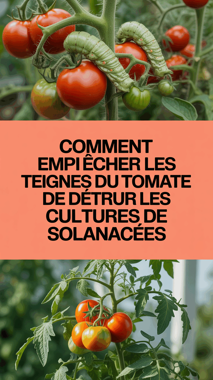 Comment empêcher les teignes du tomate de détruire les cultures de solanacées