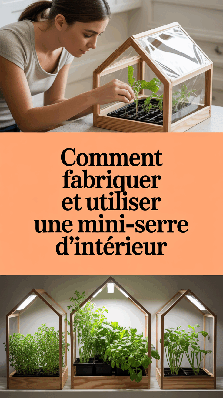 Comment fabriquer et utiliser une mini-serre d'intérieur