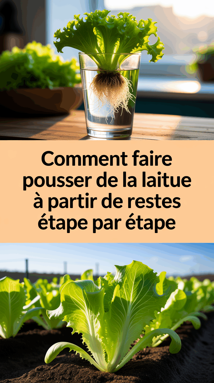 Comment faire pousser de la laitue à partir de restes étape par étape