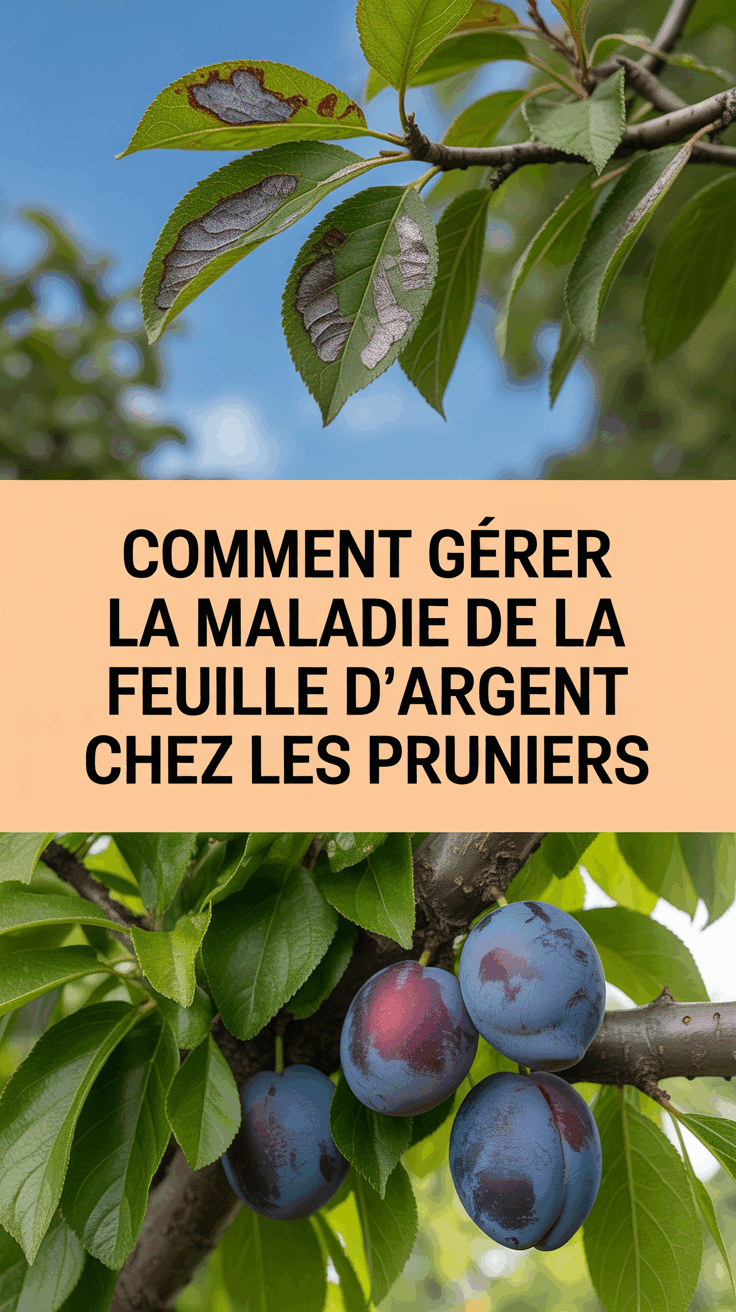 Comment gérer la maladie de la feuille d'argent chez les pruniers