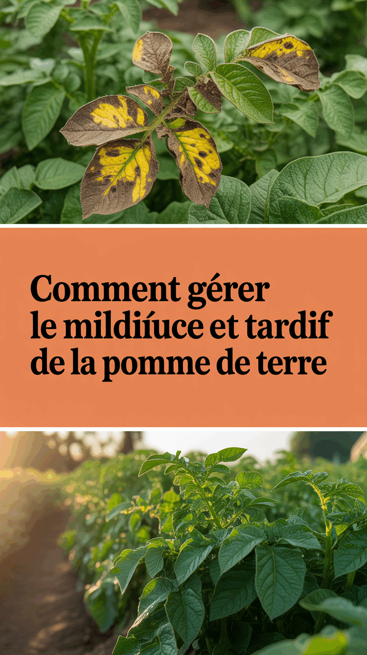 Comment gérer le mildiou précoce et tardif de la pomme de terre