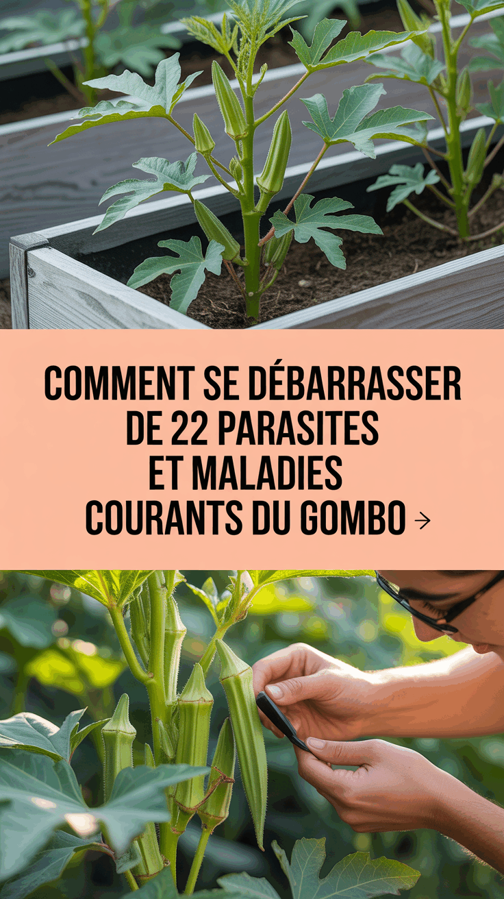 Comment se débarrasser de 22 parasites et maladies courants du gombo