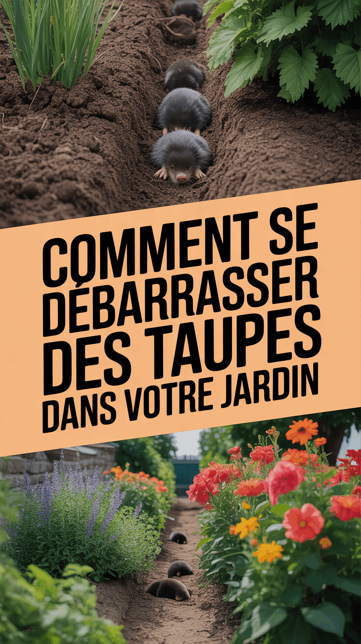 Comment se débarrasser des taupes dans votre jardin