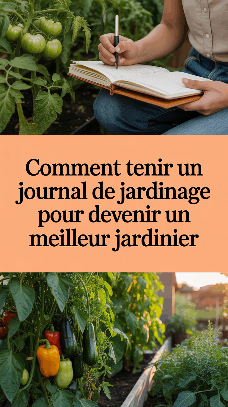 Comment tenir un journal de jardinage pour devenir un meilleur jardinier