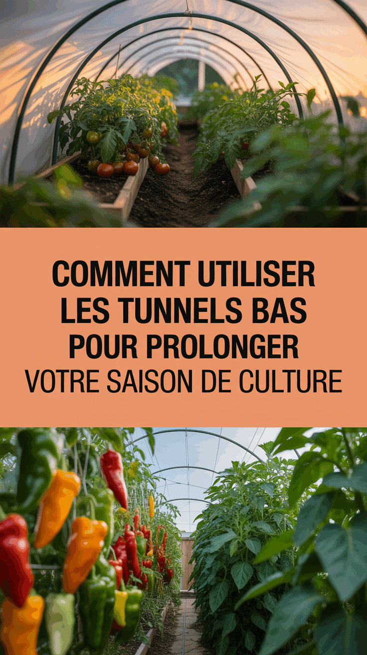 Comment utiliser les tunnels bas pour prolonger votre saison de culture