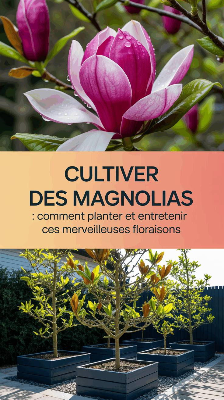 Cultiver des Magnolias : Comment Planter et Entretenir Ces Merveilleuses Floraisons