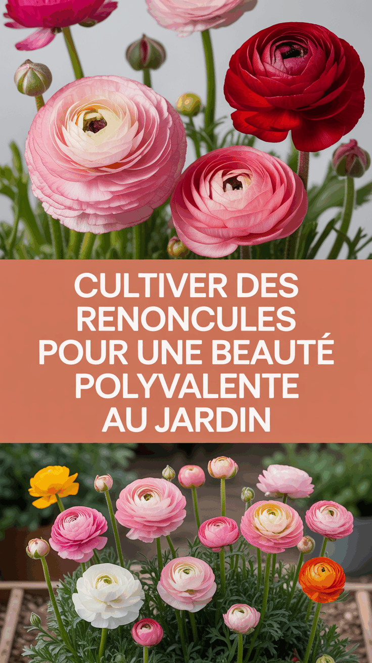 Cultiver des Renoncules pour une Beauté Polyvalente au Jardin