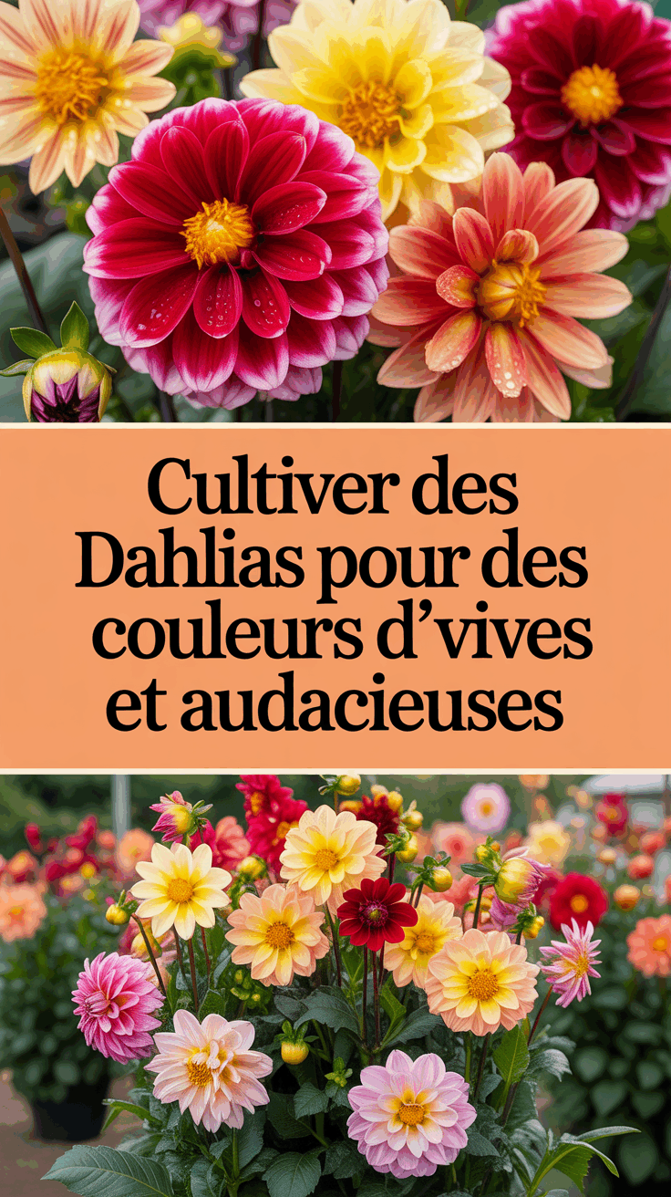 Cultiver des dahlias pour des couleurs d’été vives et audacieuses