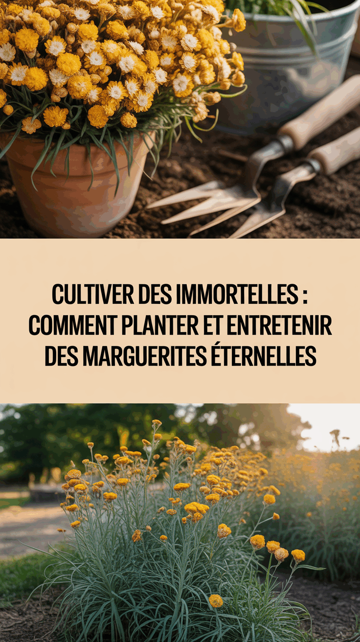Cultiver des immortelles : comment planter et entretenir des marguerites éternelles