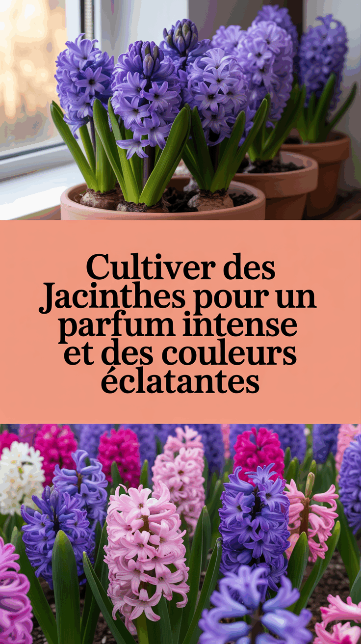 Cultiver des jacinthes pour un parfum intense et des couleurs éclatantes