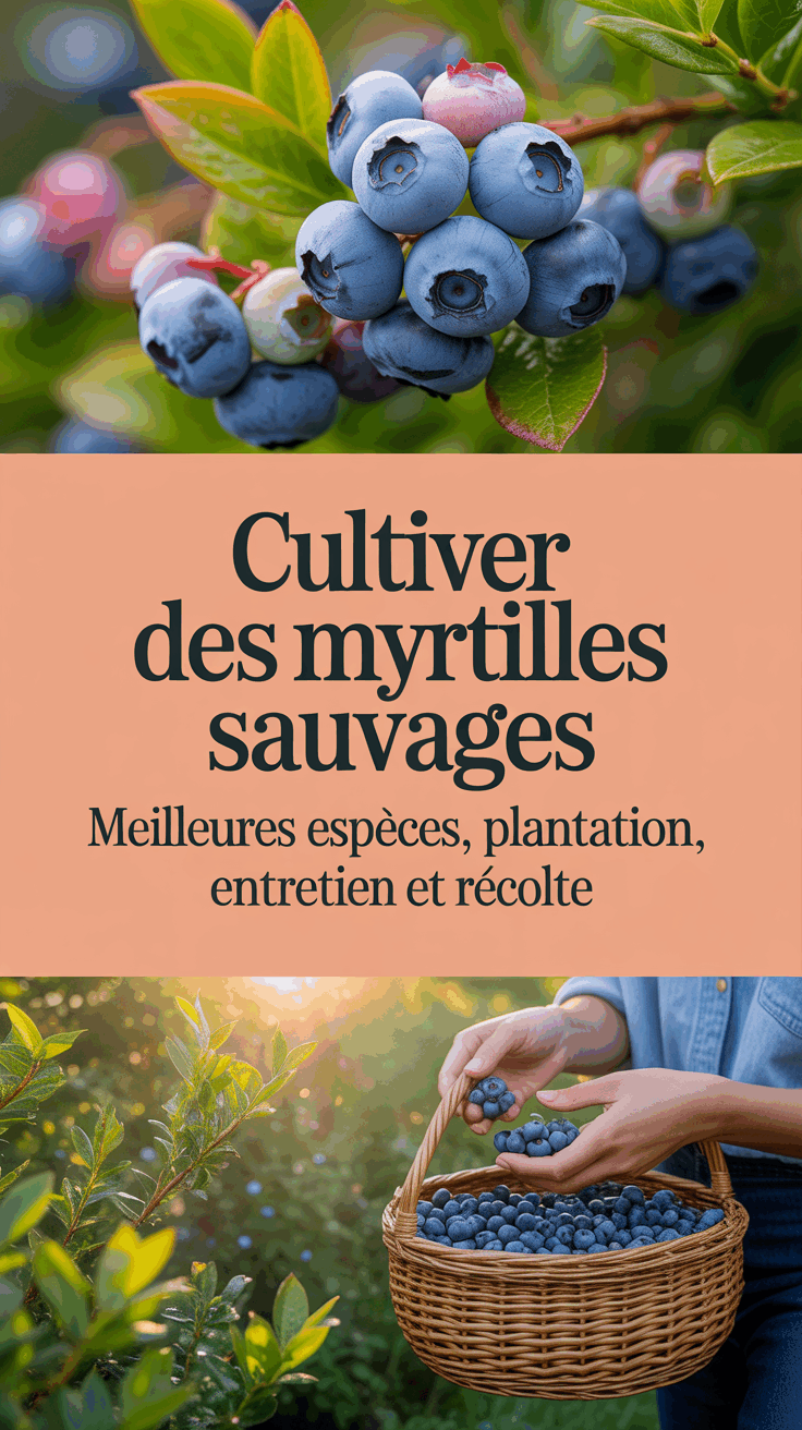 Cultiver des myrtilles sauvages : meilleures espèces, plantation, entretien et récolte
