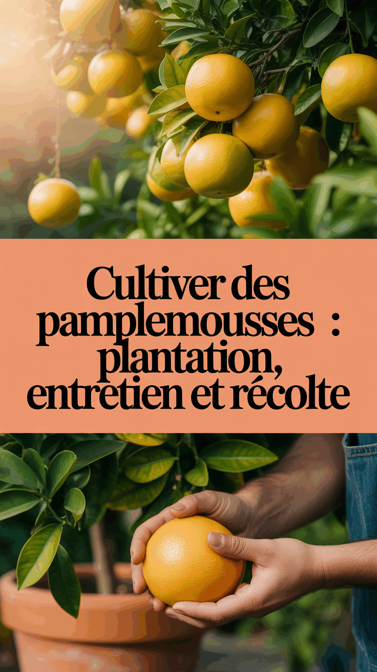 Cultiver des pamplemousses : plantation, entretien et récolte