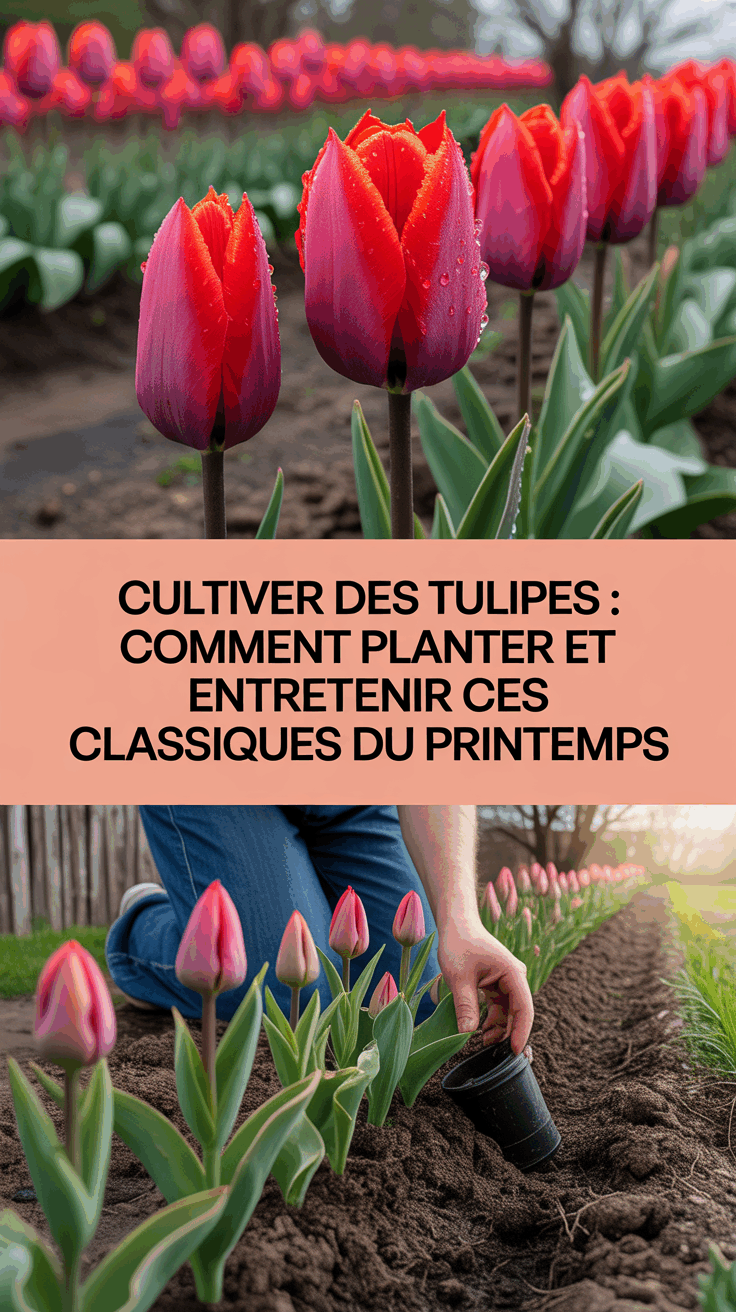 Cultiver des tulipes : comment planter et entretenir ces classiques du printemps