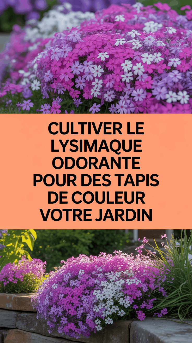 Cultiver le lysimaque odorante pour des tapis de couleur dans votre jardin