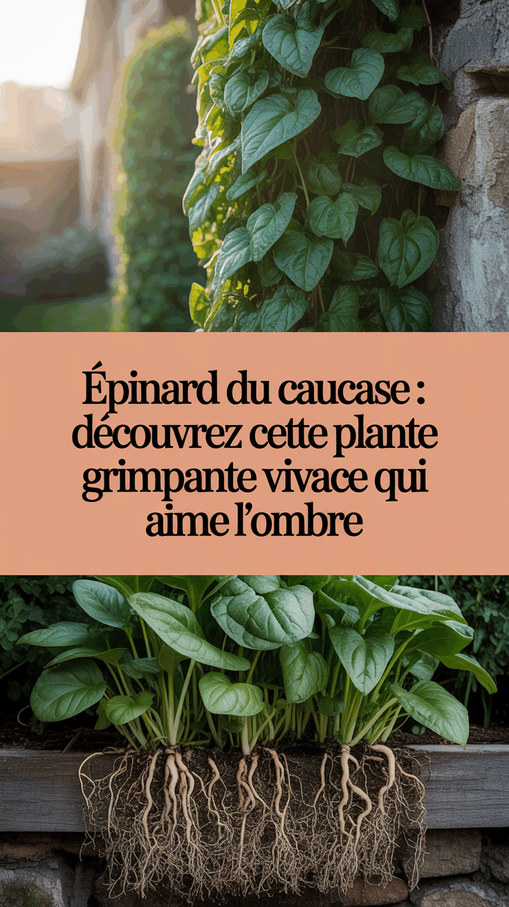 Épinard du Caucase : découvrez cette plante grimpante vivace qui aime l'ombre