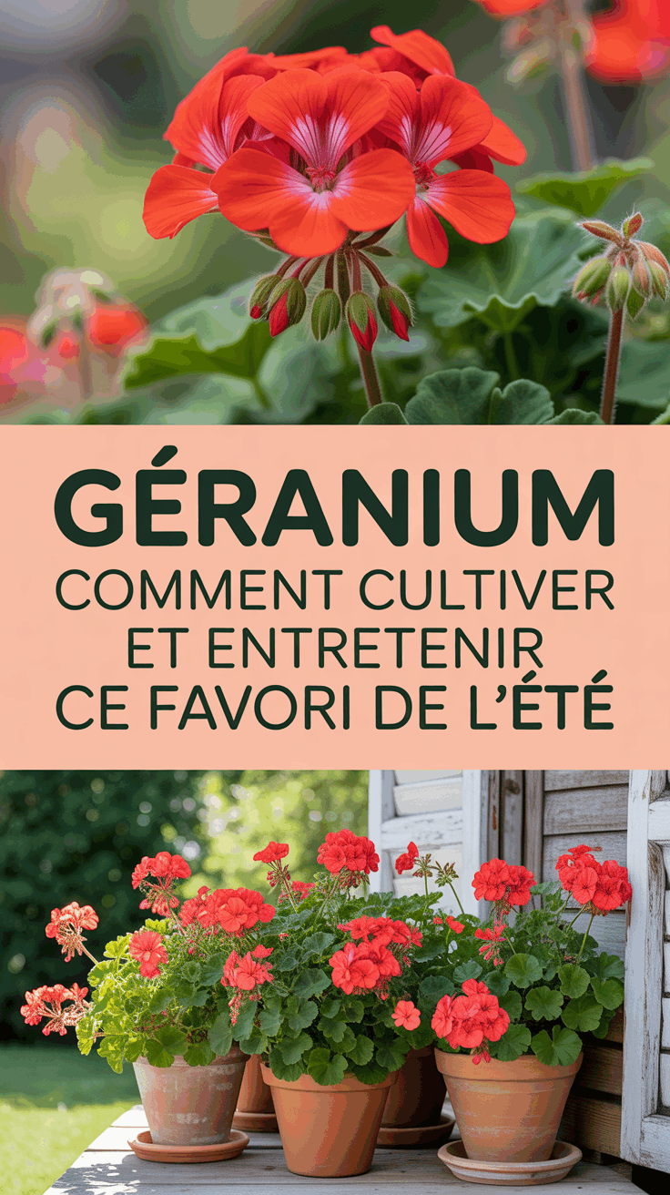Géranium : Comment Cultiver et Entretenir ce Favori de l'Été