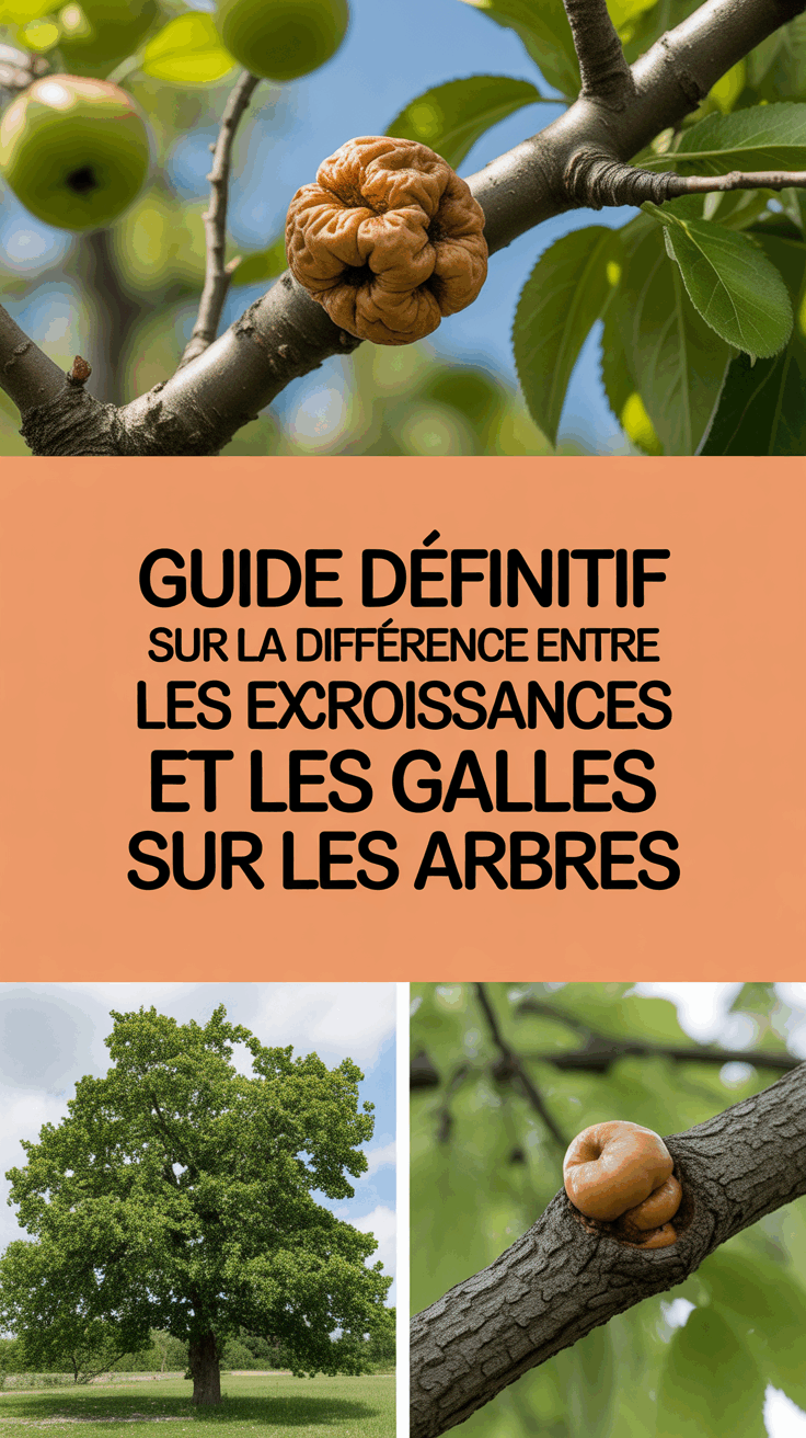 Guide définitif sur la différence entre les excroissances et les galles sur les arbres