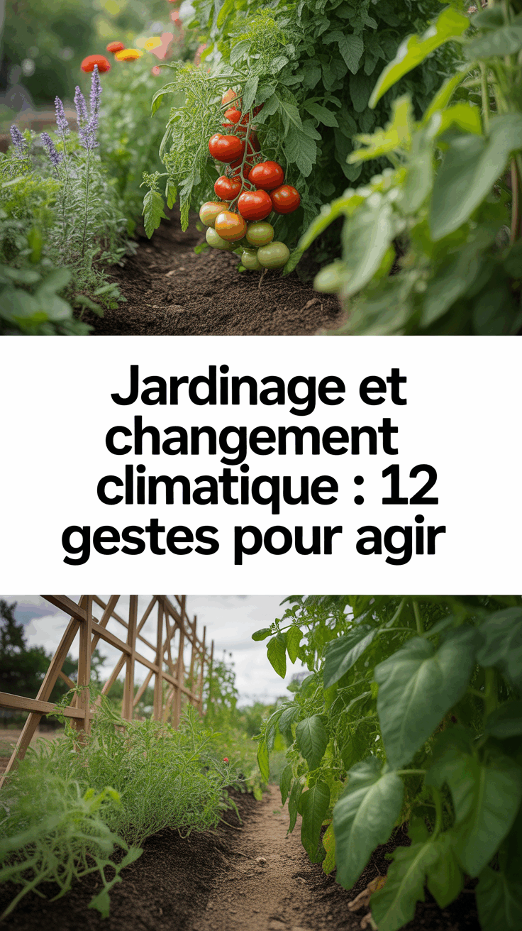 Jardinage et changement climatique : 12 gestes pour agir
