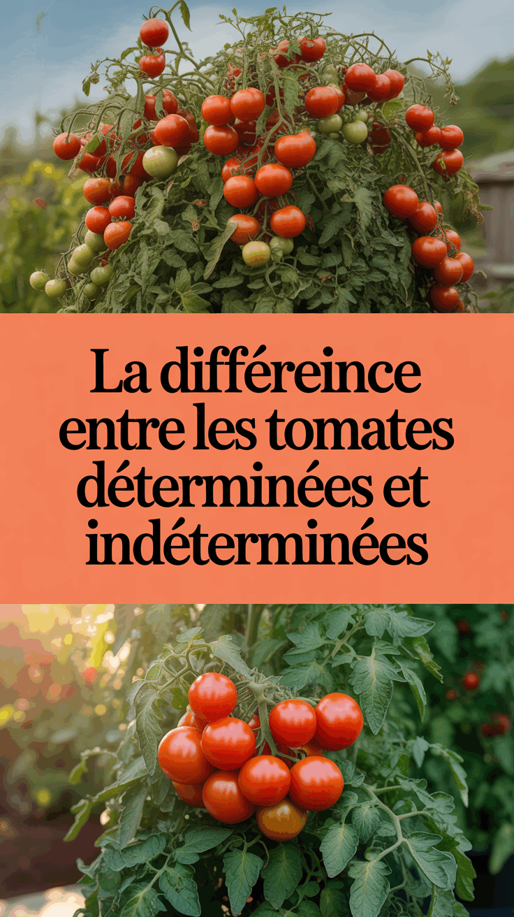 La différence entre les tomates déterminées et indéterminées