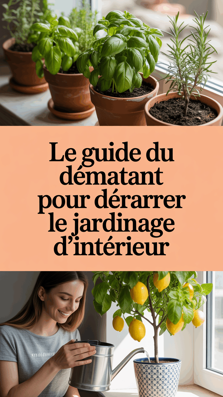 Le guide du débutant pour démarrer le jardinage d'intérieur