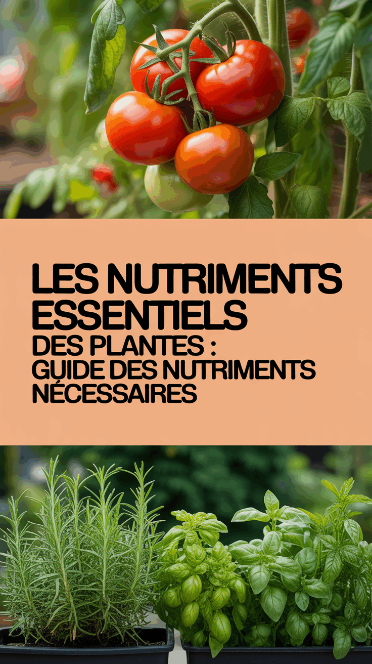Les Nutriments Essentiels des Plantes : Guide des Nutriments Nécessaires