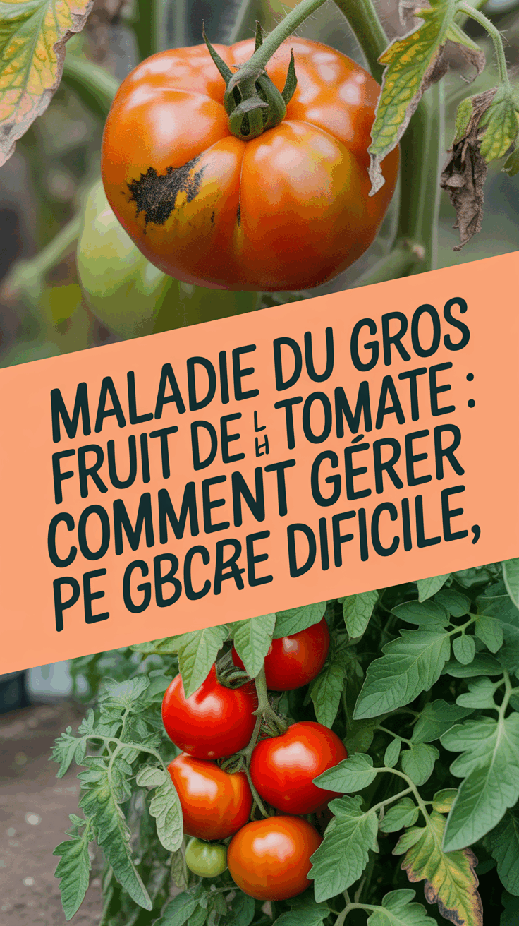 Maladie du Gros Fruit de la Tomate : Comment Gérer Ce Problème Difficile