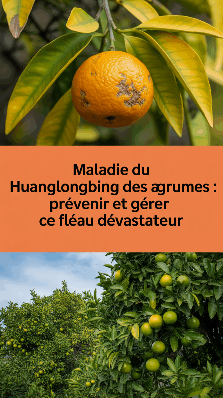 Maladie du Huanglongbing des agrumes : prévenir et gérer ce fléau dévastateur