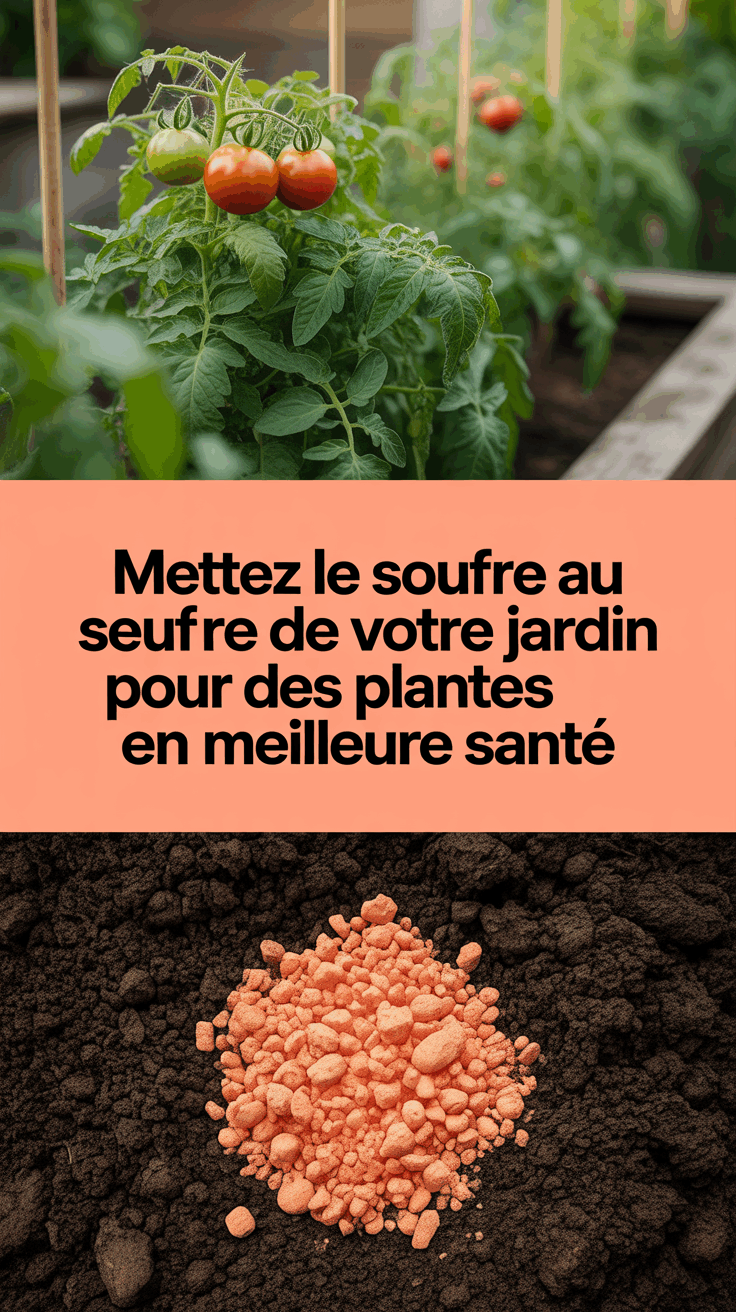 Mettez le soufre au service de votre jardin pour des plantes en meilleure santé