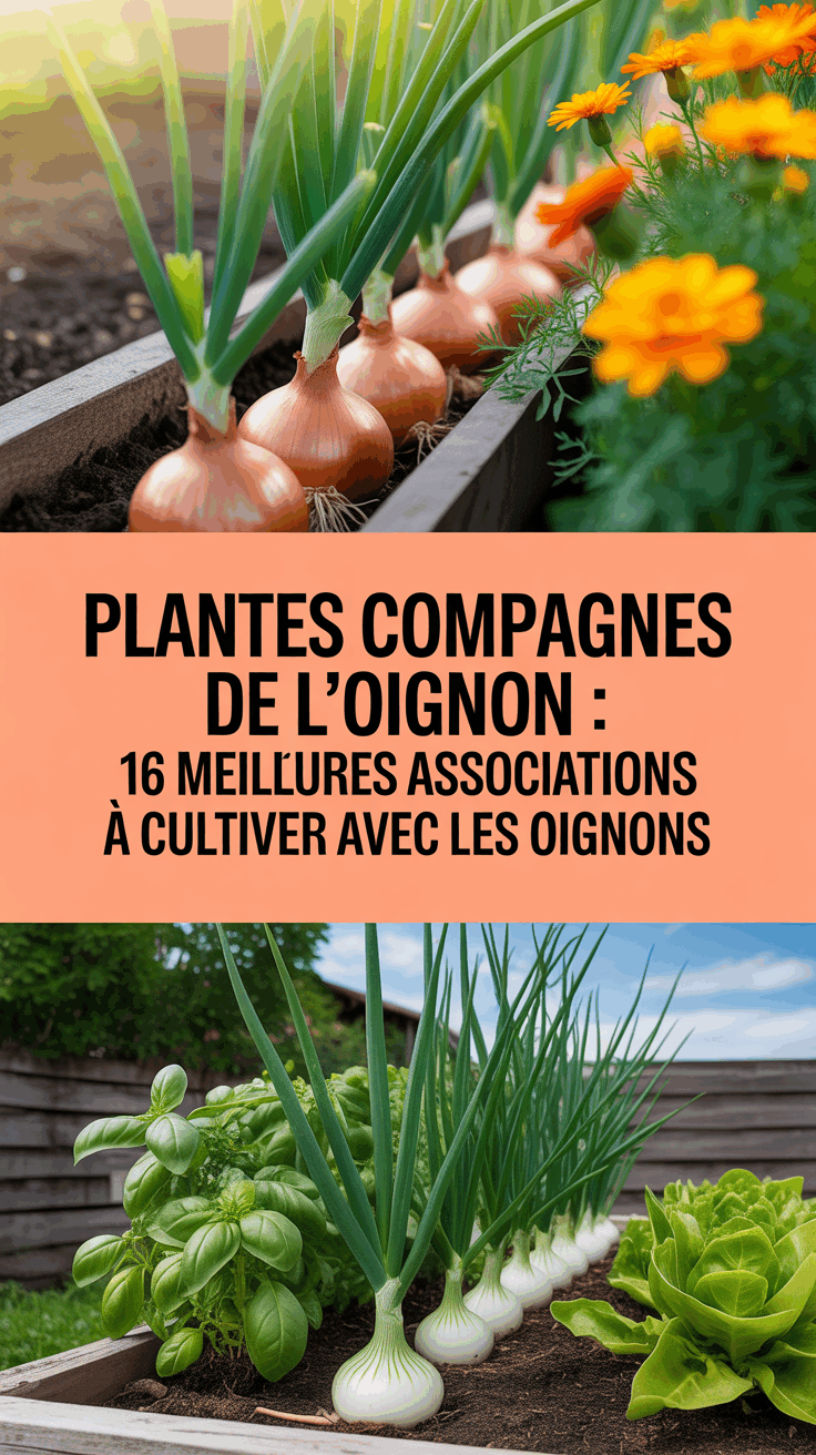 Plantes Compagnes de l'Oignon : 16 Meilleures Associations à Cultiver avec les Oignons