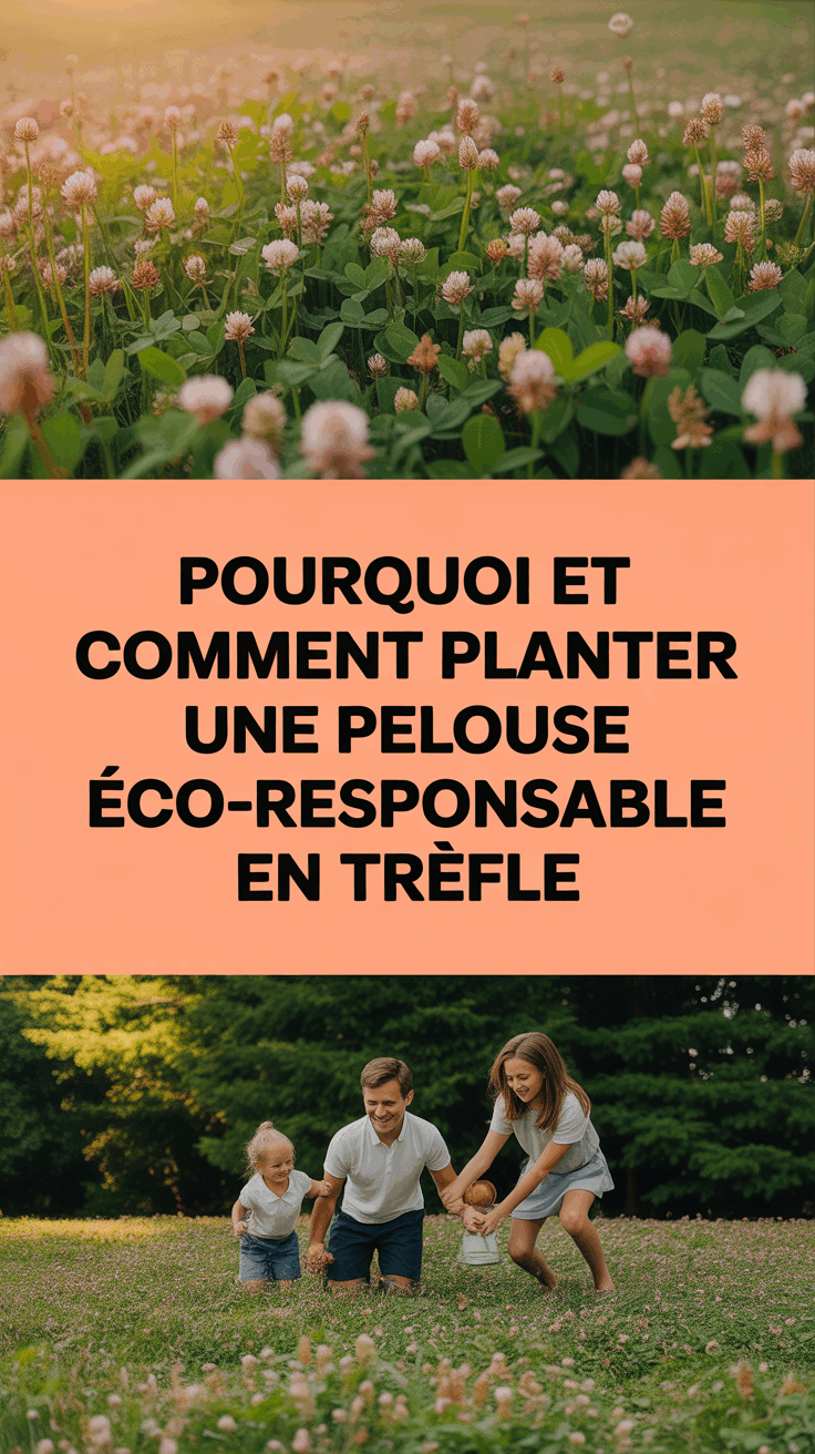 Pourquoi et comment planter une pelouse éco-responsable en trèfle