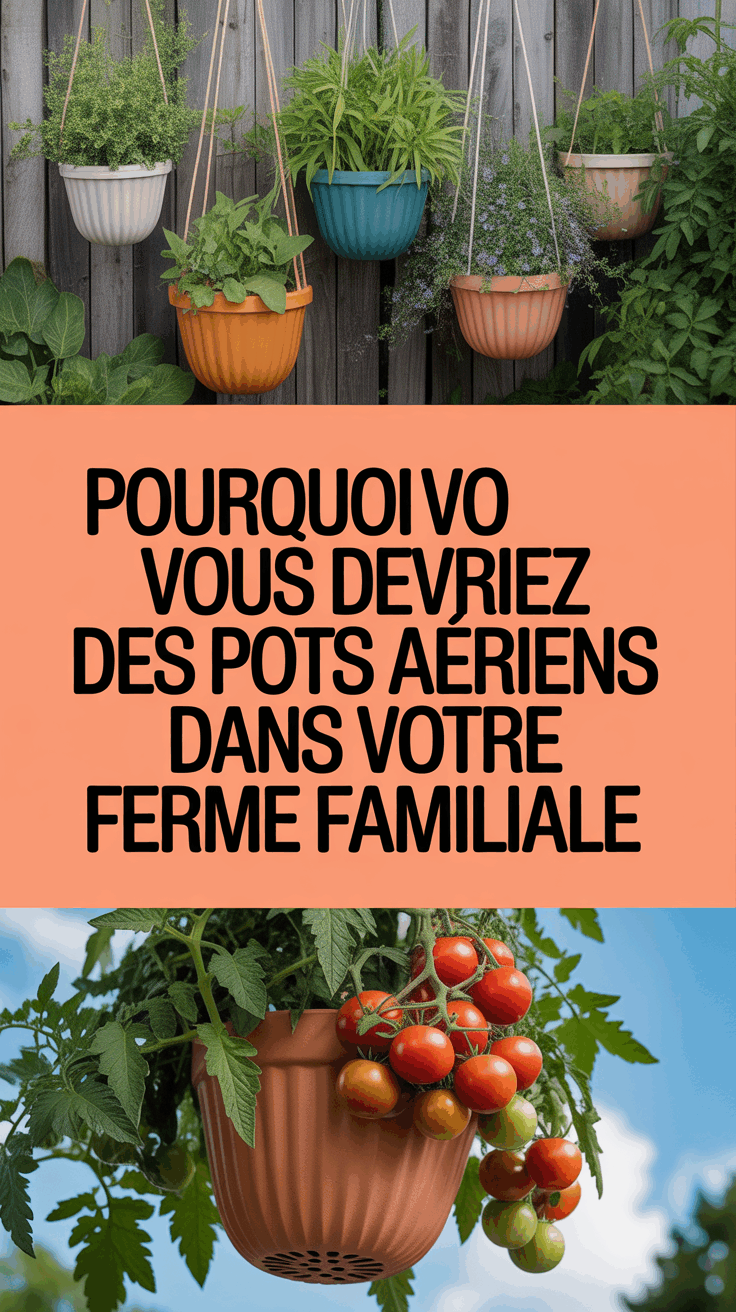 Pourquoi vous devriez utiliser des pots aériens dans votre ferme familiale