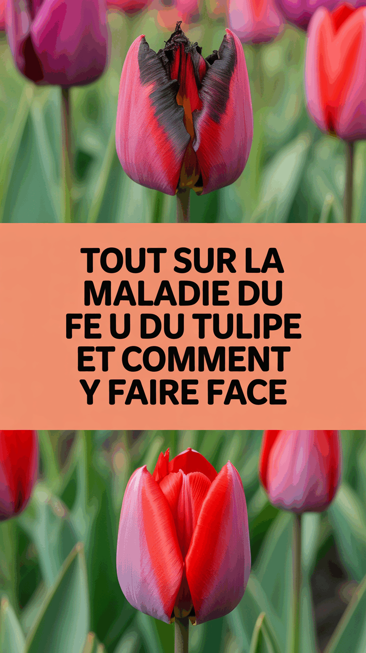 Tout sur la maladie du feu du tulipe et comment y faire face