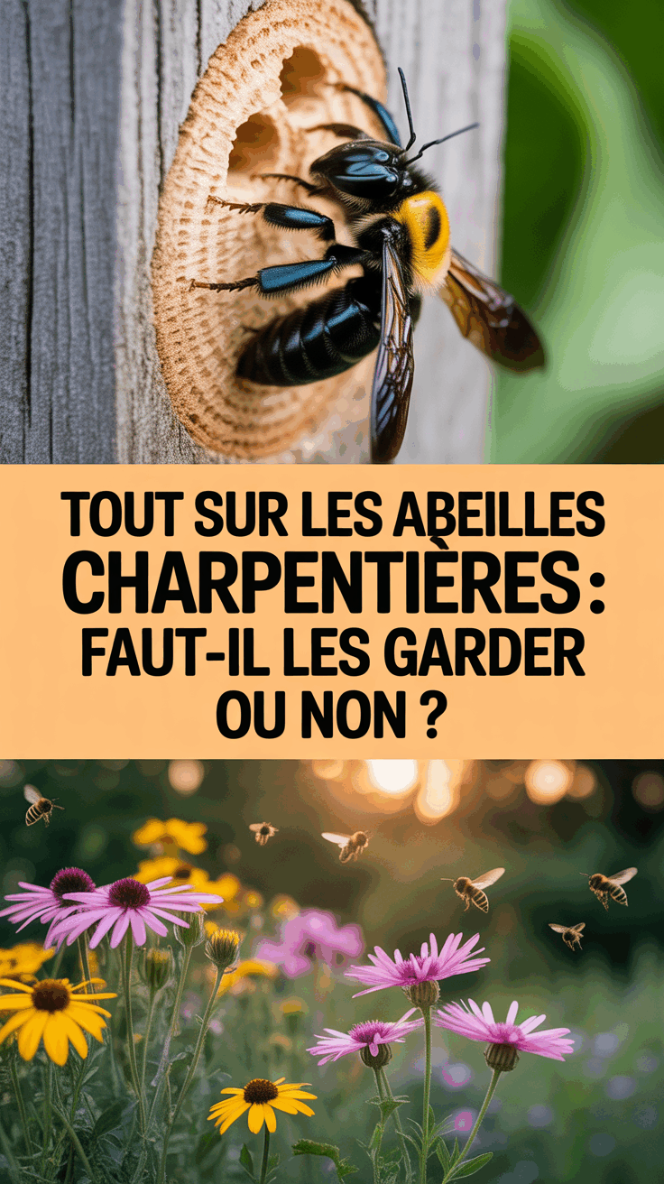 Tout sur les abeilles charpentières : Faut-il les garder ou non ?