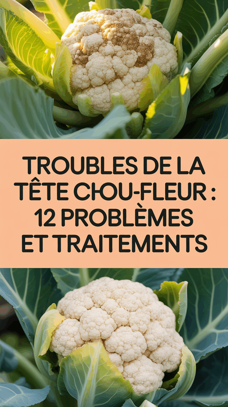 Troubles de la tête de chou-fleur : 12 problèmes et traitements