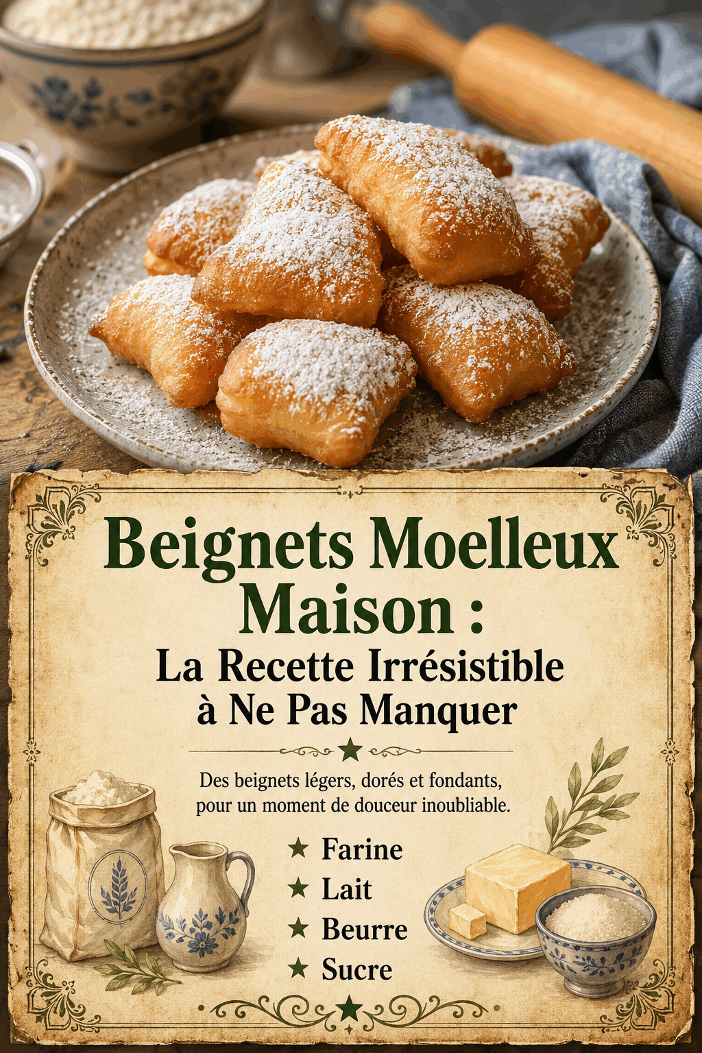 Beignets Moelleux Maison : La Recette Irrésistible à Ne Pas Manquer