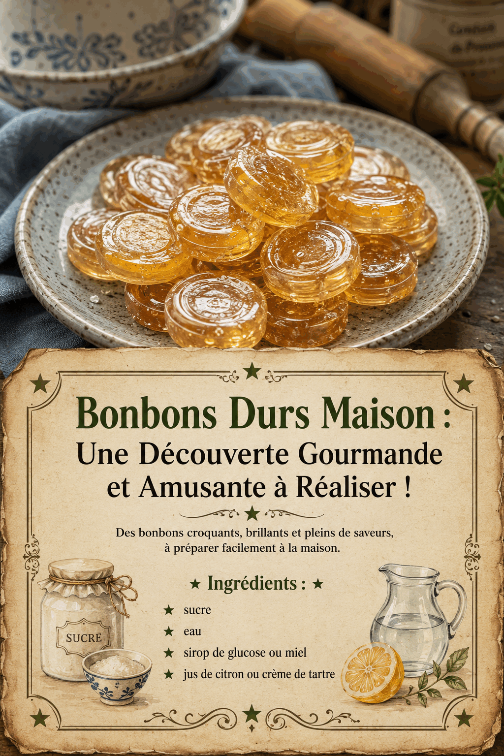 Bonbons Durs Maison : Une Découverte Gourmande et Amusante à Réaliser !