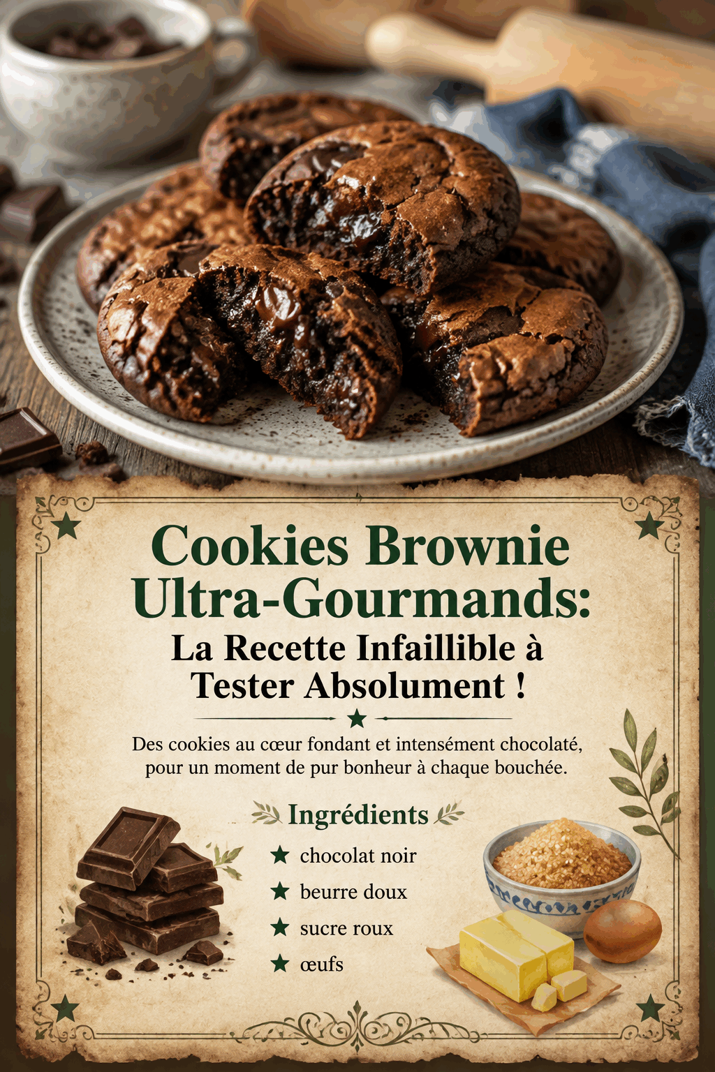 Cookies Brownie Ultra-Gourmands : La Recette Infaillible à Tester Absolument !