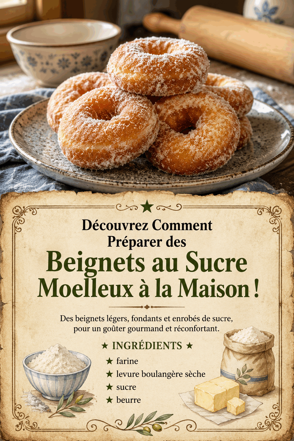 Découvrez Comment Préparer des Beignets au Sucre Moelleux à la Maison !