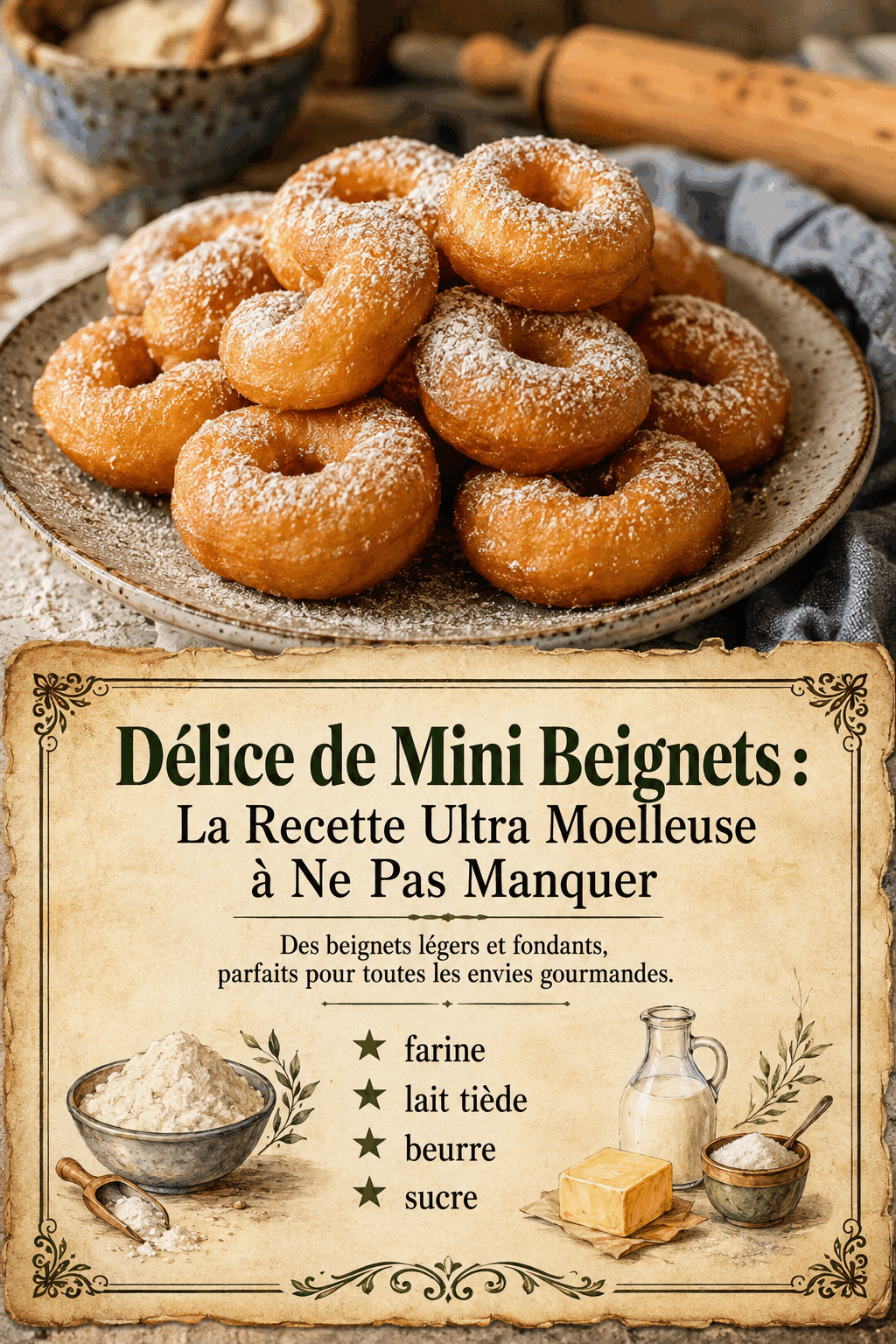 Délice de Mini Beignets : La Recette Ultra Moelleuse à Ne Pas Manquer