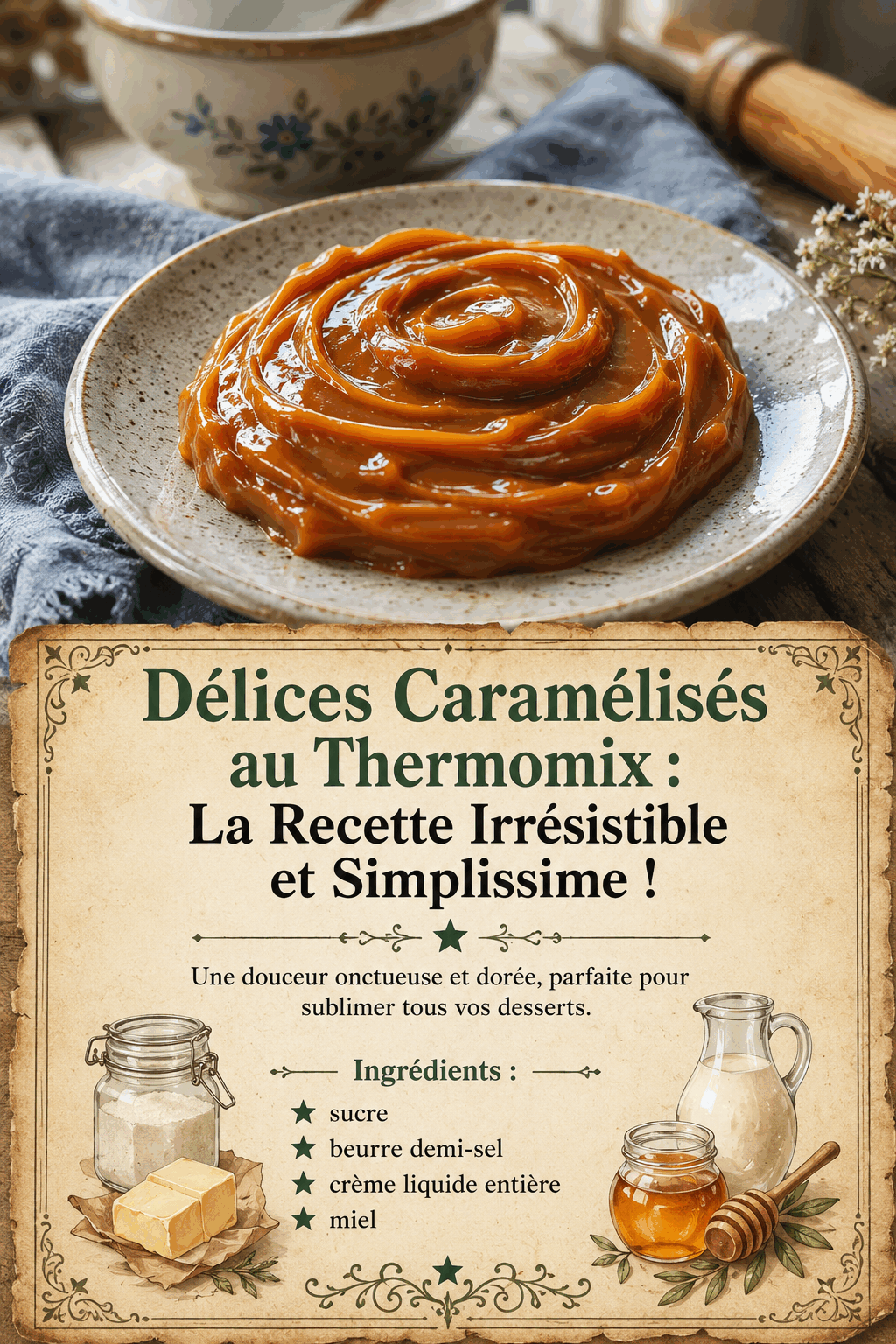 Délices Caramélisés au Thermomix : La Recette Irrésistible et Simplissime !