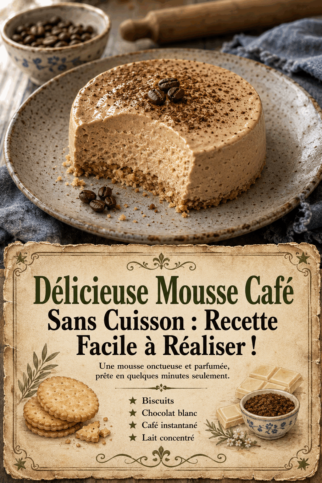 Délicieuse Mousse Café Sans Cuisson : Recette Facile à Réaliser !