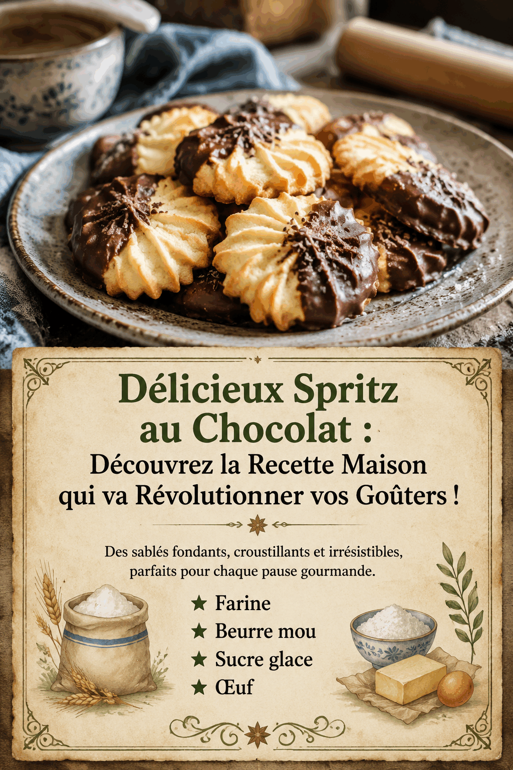 Délicieux Spritz au Chocolat : Découvrez la Recette Maison qui va Révolutionner vos Goûters !