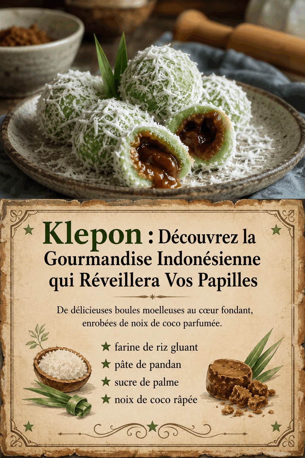 Klepon : Découvrez la Gourmandise Indonésienne qui Réveillera Vos Papilles