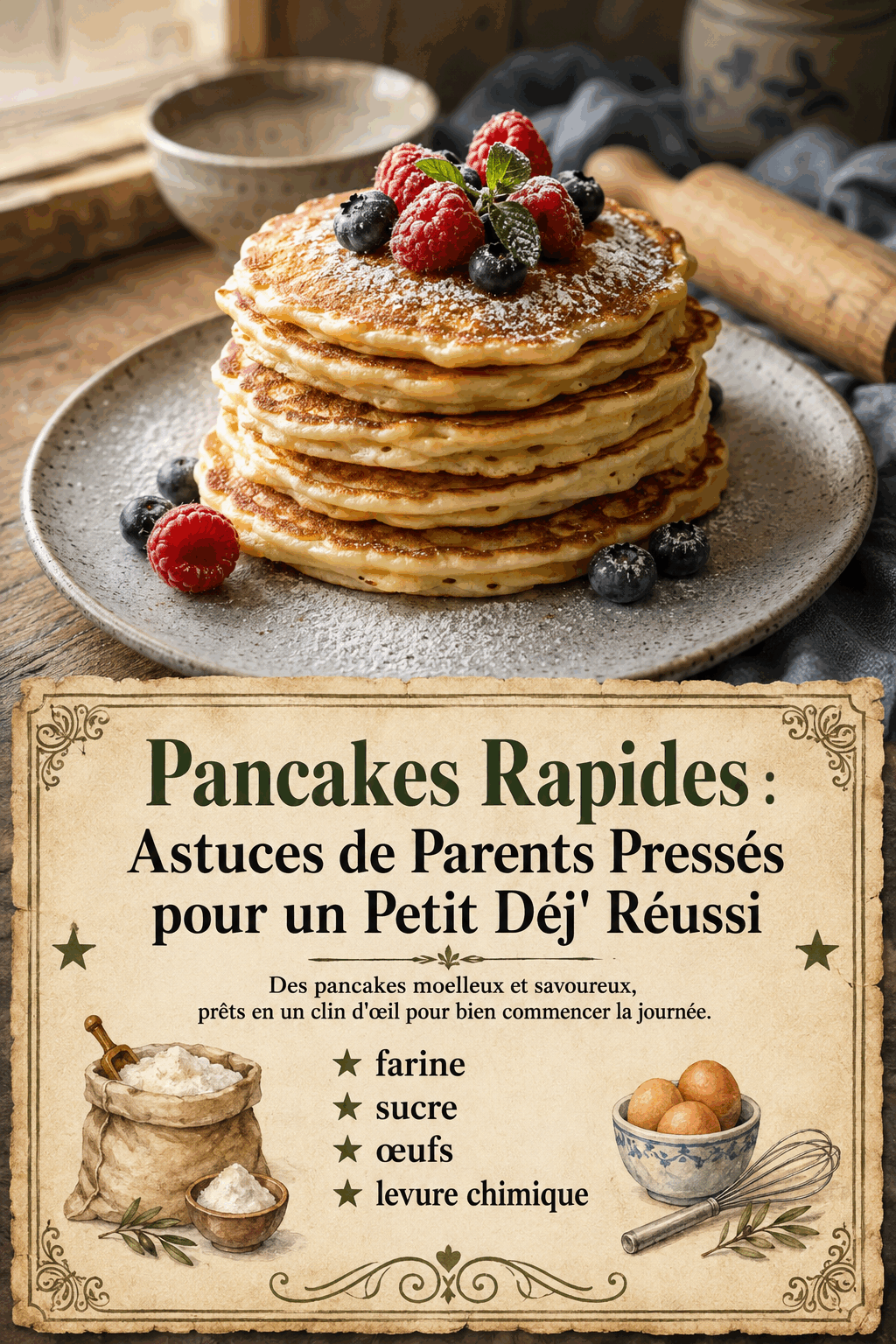 Pancakes Rapides : Astuces de Parents Pressés pour un Petit Déj' Réussi