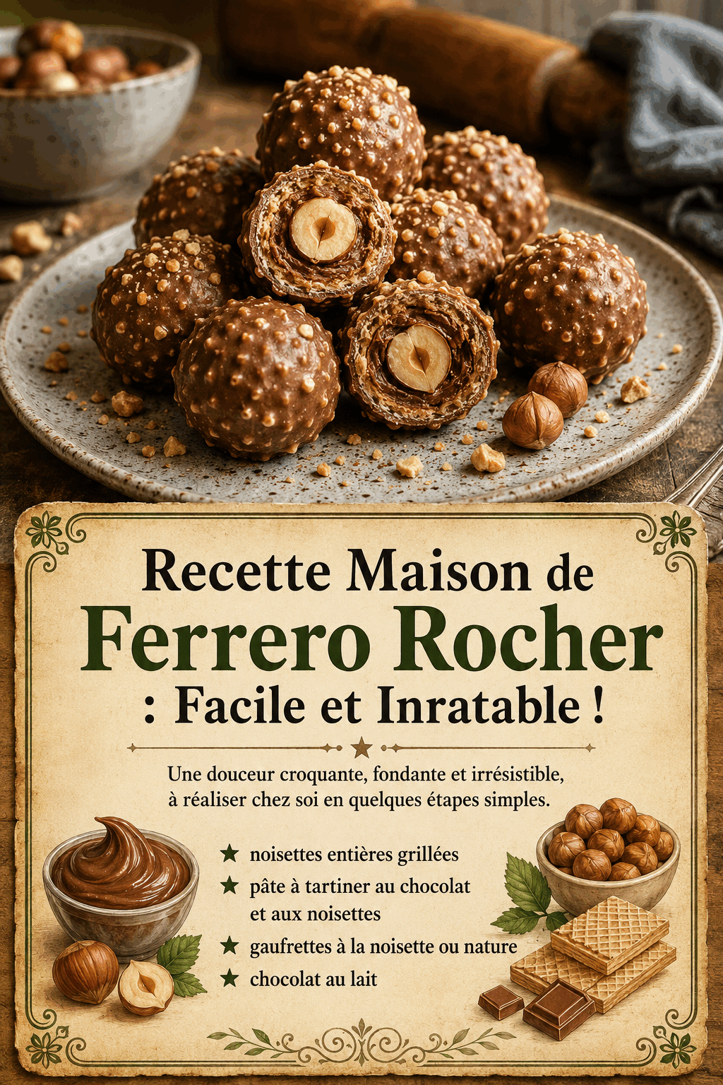 Recette Maison de Ferrero Rocher : Facile et Inratable !