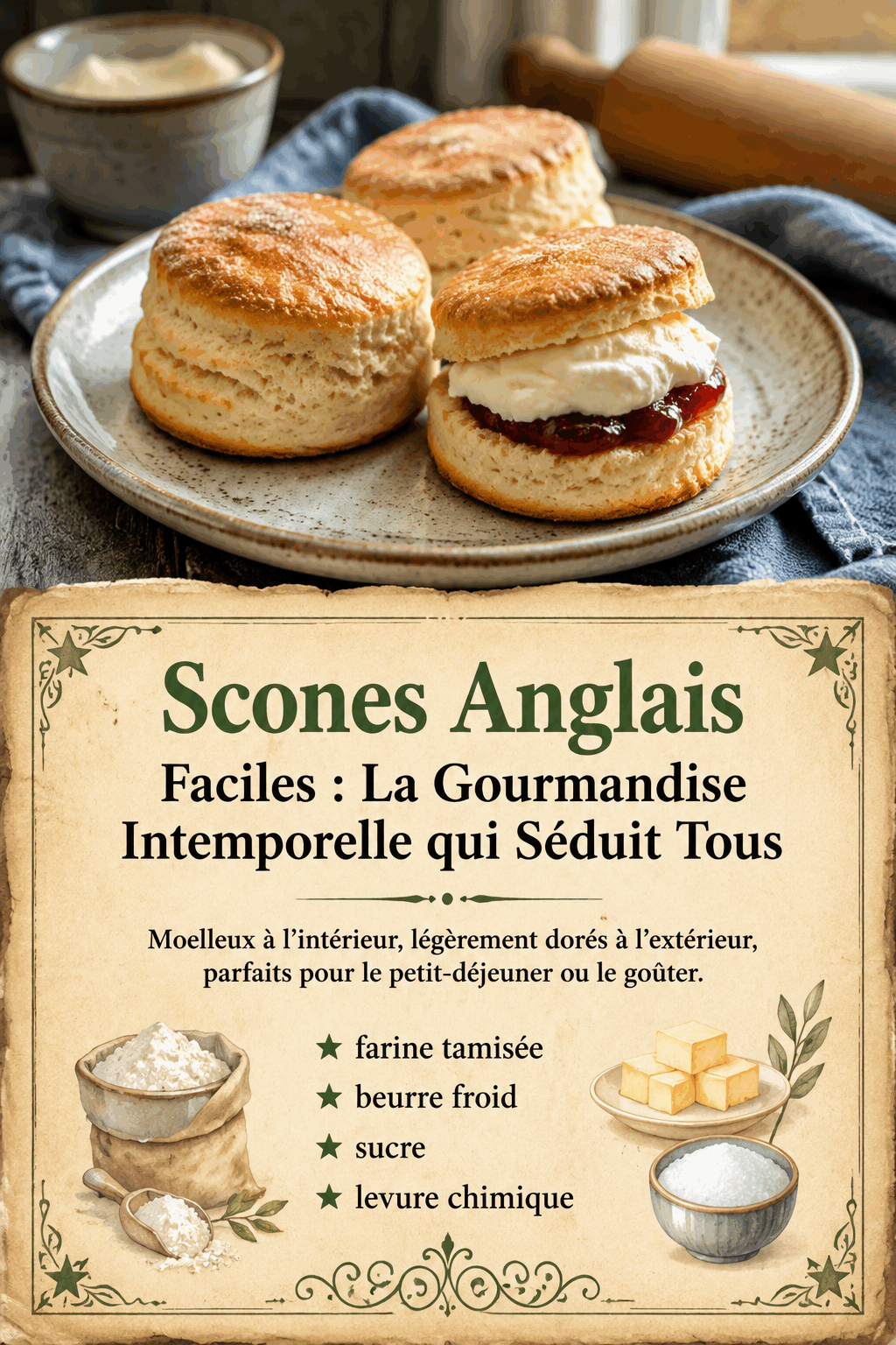 Scones Anglais Faciles : La Gourmandise Intemporelle qui Séduit Tous